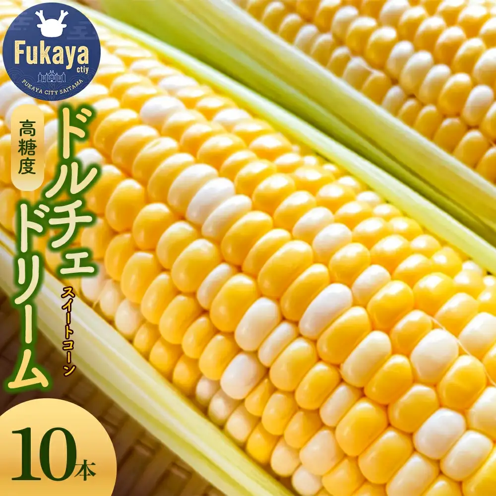 ＜先行予約＞【6・7月出荷】農家直送！とうもろこし　ドルチェドリーム　10本箱詰め　【11218-0925】