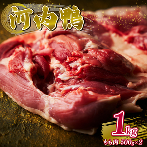定期便2ヶ月 河内鴨 もも肉 500g スライス 【 鴨肉 】