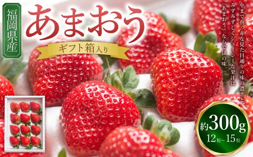 福岡県産あまおう ギフト箱 12-15粒 いちご 苺 イチゴ くだもの 果物 フルーツ 冷蔵 【2026年12月上旬～2027年3月下旬発送予定】