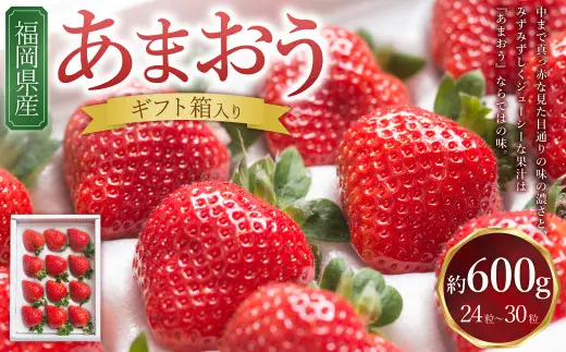 福岡県産あまおう ギフト箱 24-30粒 いちご 苺 イチゴ くだもの 果物 フルーツ 冷蔵 【2026年12月上旬～2027年3月下旬発送予定】