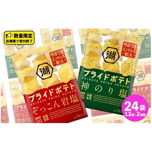 湖池屋 プライドポテト55g 2種類 詰め合わせ セット
