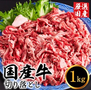 いちかわ精肉店「国産牛切り落とし」１ｋｇ 010AA08N.／堀田畜産 いちかわ精肉店 赤身 ヘルシー 牛肉 肉 お肉 国産 bbq バーベキュー 焼肉 アウトドア キャンプ 肉じゃが 肉うどん 野菜炒め 焼きそば 焼うどん 冷凍 料理 煮込み料理 