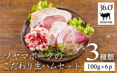 ソヤマポークのこだわり生ハム3種セットTF0827-P00078