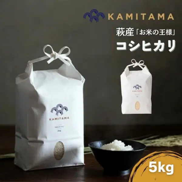 コシヒカリ 令和7年 5kg 米 コメ こめ 萩産 KAMITAMA