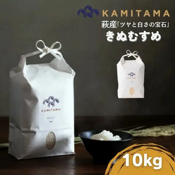 きぬむすめ 令和7年 10kg 米 コメ こめ 萩産 KAMITAMA
