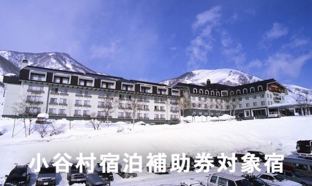 白馬山麓・白馬乗鞍高原にあるリゾートホテル、「白馬アルプスホテル」に泊まる！小谷村宿泊券10,000円分