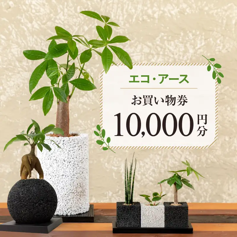 S060-121_エコ・アースでご利用可能なお買い物券　10,000円分