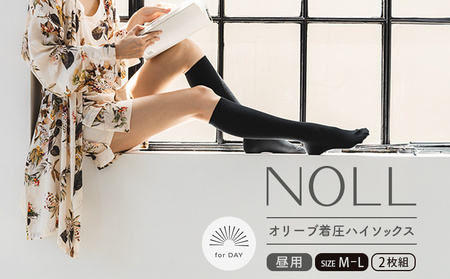 着圧ソックス M-L 2足 着圧 NOLL 昼用