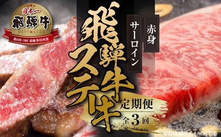 《定期便》全3回 飛騨牛 ステーキ 飛騨高山ミート 飛騨牛 [MZ107]