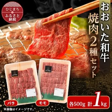 おおいた和牛焼肉セット(バラ500g/モモ500g)【配送不可地域：離島】【1627702】