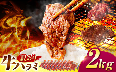 【訳あり×大容量】ハラミ 2kg(250g×8）[AVBO010] 牛ハラミ