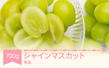 【先行予約】シャインマスカット 秀品 700g ぶどう 令和8年産 2026年産 果物 ※沖縄・離島への配送不可 sb-busmx700