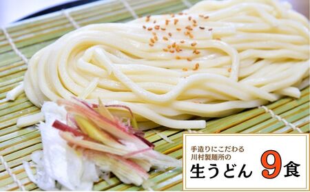 龍ケ崎名物 手造りの生うどん[(麺150g×3食・つゆ1個)×3パック] | うどん 