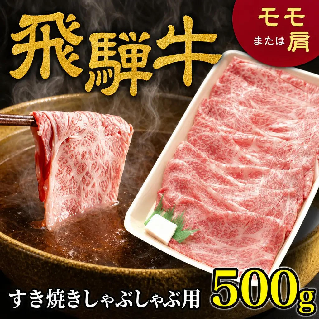 飛騨牛お任せ！モモ肉or肩肉500g FN-Limited-SP