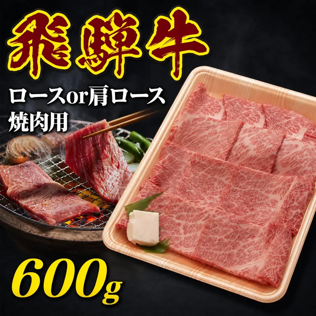 飛騨牛 ロースまたは肩ロース600g　牛肉 FN-Limited-SP