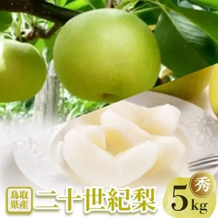 二十世紀梨 秀5kg【配送不可地域：離島・北海道・沖縄県】【1593390】