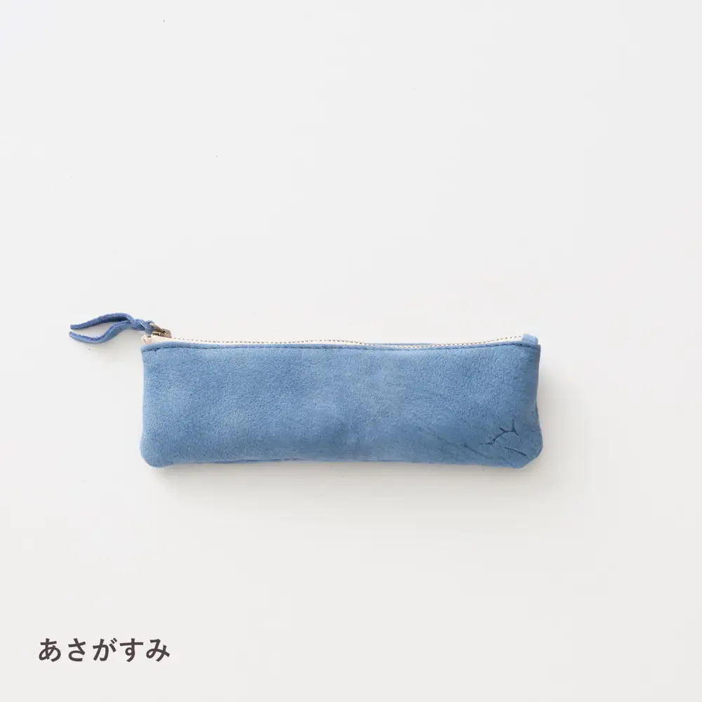 ENISICA エニシカ ジビエ鹿革 カクシカ ペンケース 朝霞 (あさがすみ)