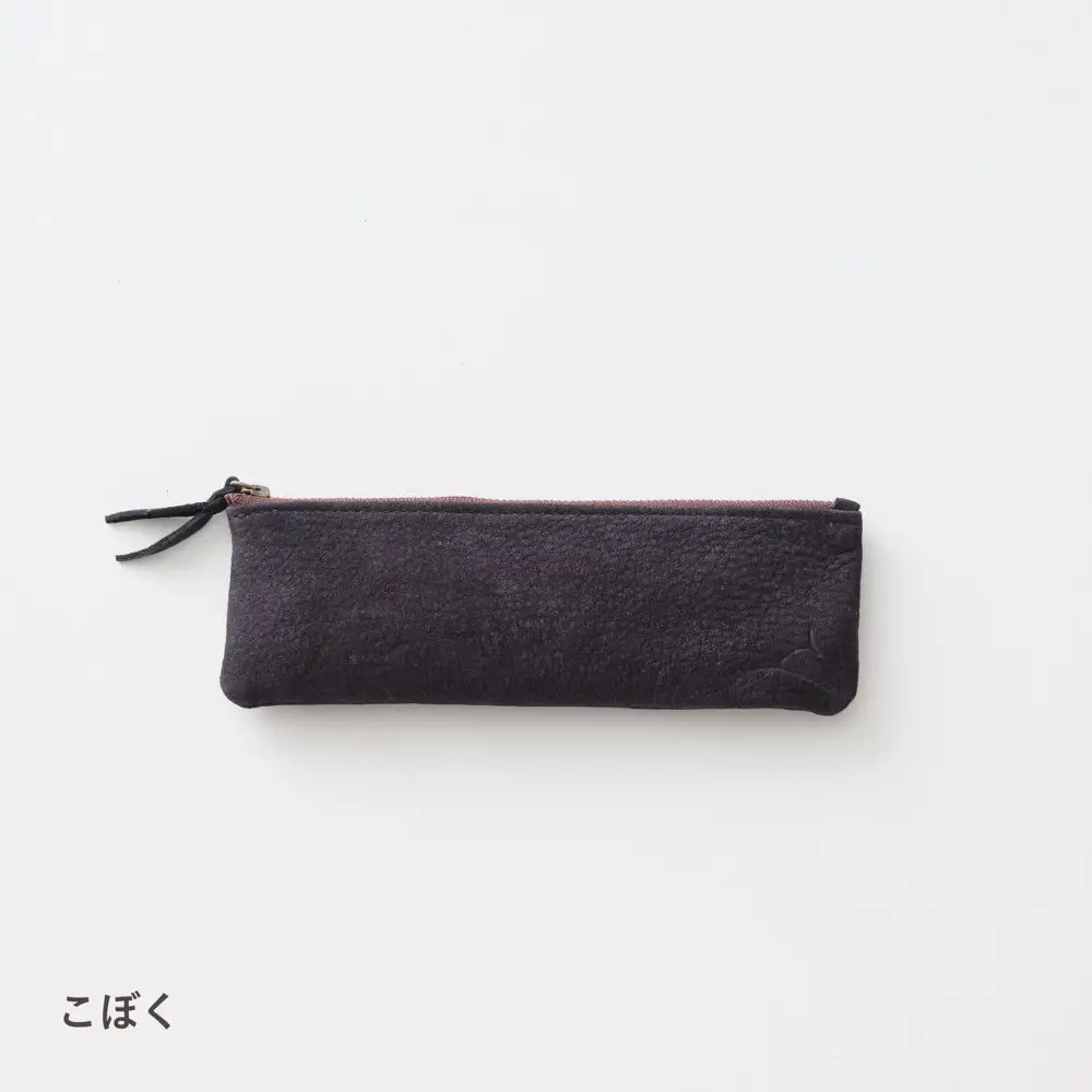 ENISICA エニシカ ジビエ鹿革 カクシカ ペンケース 古墨 (こぼく)