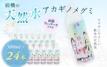 水 ミネラルウォーター 前橋ウィッチーズラベル 500ml 24本 | 水