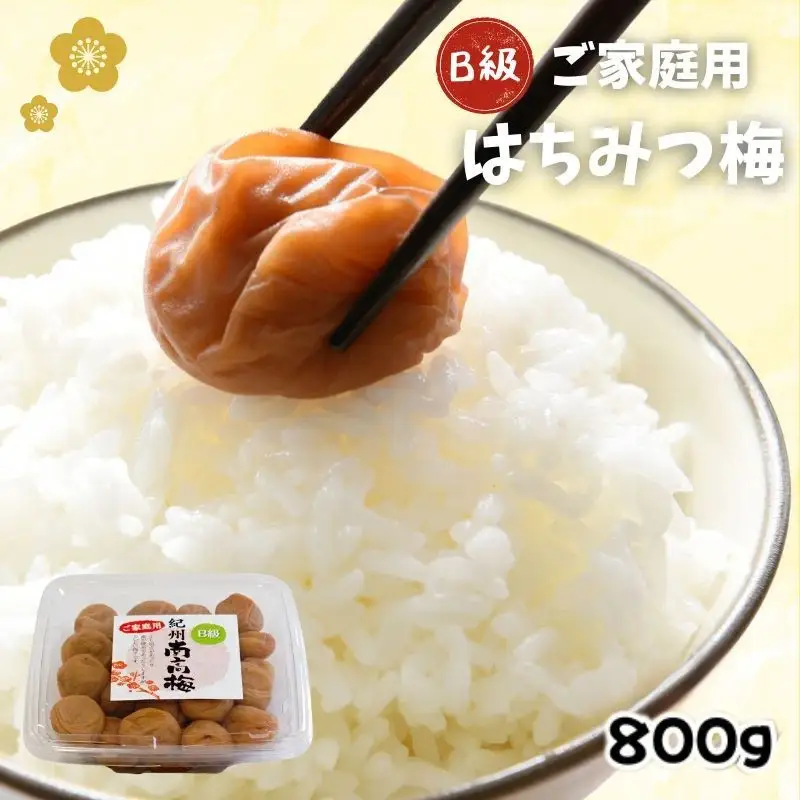 紀州南高梅 はちみつ 家庭用B級 800g sekifz006B【sekifz006B】