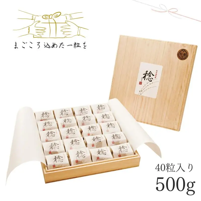 紀州南高梅 「稔」 40粒入 sekifz005B【sekifz005B】