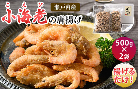 （瀬戸内産）小海老の唐揚げ 500g×2袋【V002690】