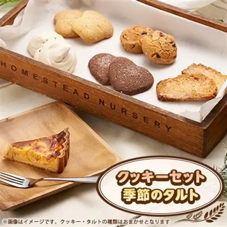 焼き菓子セット(B)(クッキーセット、季節のタルト)【配送不可地域：離島】【1497083】
