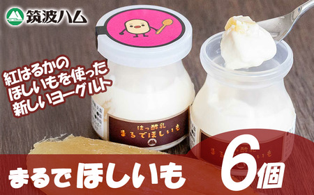 ヨーグルト 筑波ハム まるでほしいも 3個×2箱 ヨーグルト