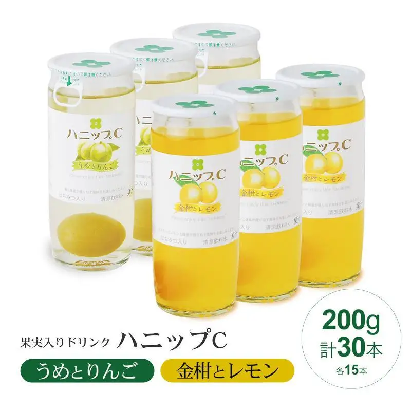 果実入り清涼飲料水 ハニップC2種類セット ［PL7］