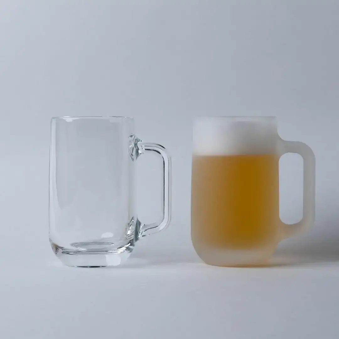 めおと ジョッキ ギフトセット ペア ビールジョッキ グラス おしゃれ プレゼント 食洗機対応 [株式会社プラスワイズ] 【030S095】