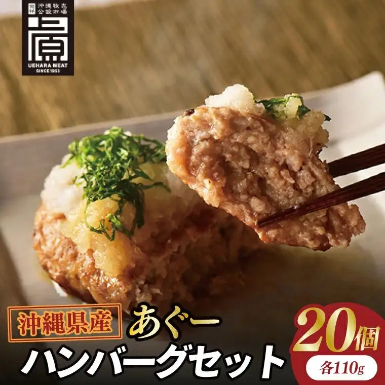 あぐーハンバーグセット(20個入)