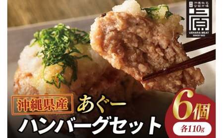 あぐーハンバーグセット(6個入) 