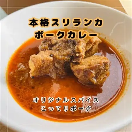 本格スリランカ ポークカリー 愛知県岡崎市産 3個セット【配送不可地域：離島】【1625896】