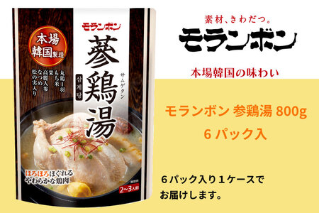 【モランボン】参鶏湯800g　6パック入