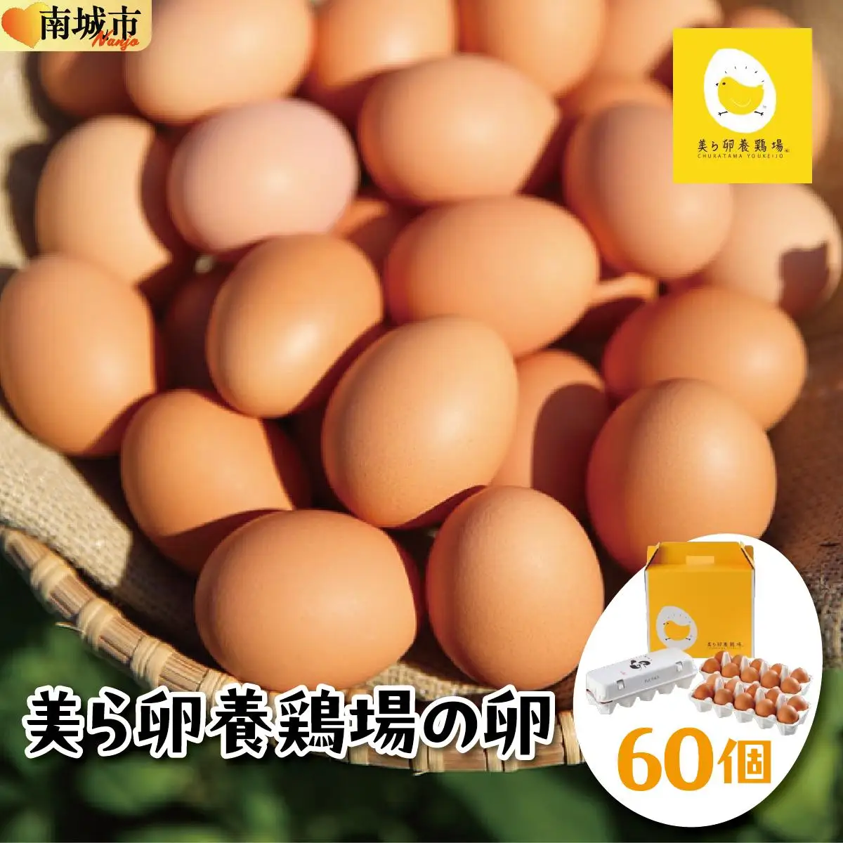美ら卵養鶏場の卵 60個【順次配送】   