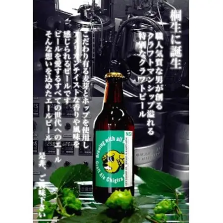 のど越しだけがビールじゃない!　群馬県桐生市のクラフトビール 　おまかせ6本セット【配送不可地域：離島】【1602540】