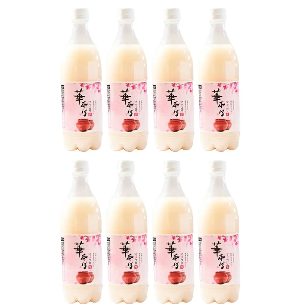 No.054 千葉県山武郡芝山町産　華本生マッコリ750ml　8本セット