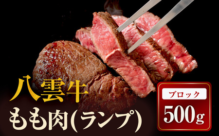 八雲牛 もも肉(ランプ)ブロック 500g ※沖縄・離島への配送不可