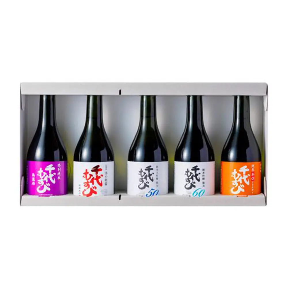 千代むすび 純米フライト(5種・各300ml×1本)