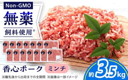 『香心ポーク』ミンチ 約250g×14パック 豚肉ミンチ[AYCK011]