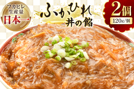 フカヒレ 気仙沼 ふかひれ丼の餡 120g×2個 セット [海洋館 宮城県 気仙沼市 20565400]