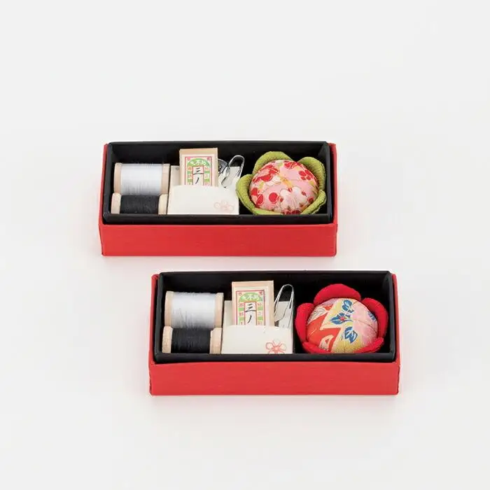 【加賀お細工物】花おはりこ（裁縫セット）