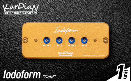Iodoform "Gold"   ヨードホルム キャラクターモジュール エフェクティブ ブルース ジャズマン ハードロック 2EQ イコライジング ノイズレス サウンド エフェクター エレキ ギター ベース 楽器 アクセサリ 音響機材 滋賀県 守山市 EC-0003