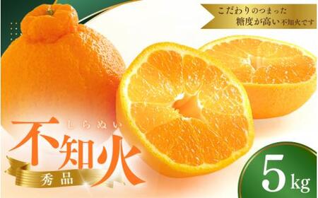 【先行予約】 秀品 ハウス不知火 5kg【M～3Lのサイズおまかせ】【2027年1月下旬から2027年4月上旬頃に順次発送】＜味好農園＞/不知火 デコポン 蜜柑 みかん 柑橘 果物 フルーツ 【agy006-p-5】