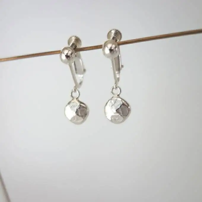 【金工】シンプルなイヤリング