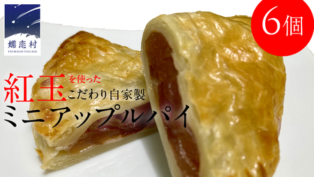 Piggies特製 ミニ アップルパイ 6個 自家製 ケーキ [BL011tu]