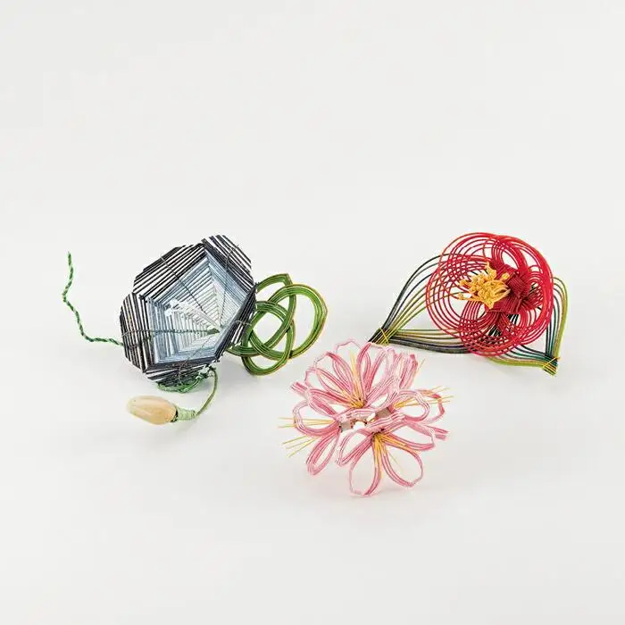 【加賀水引】朝顔・梅・桜（３点）