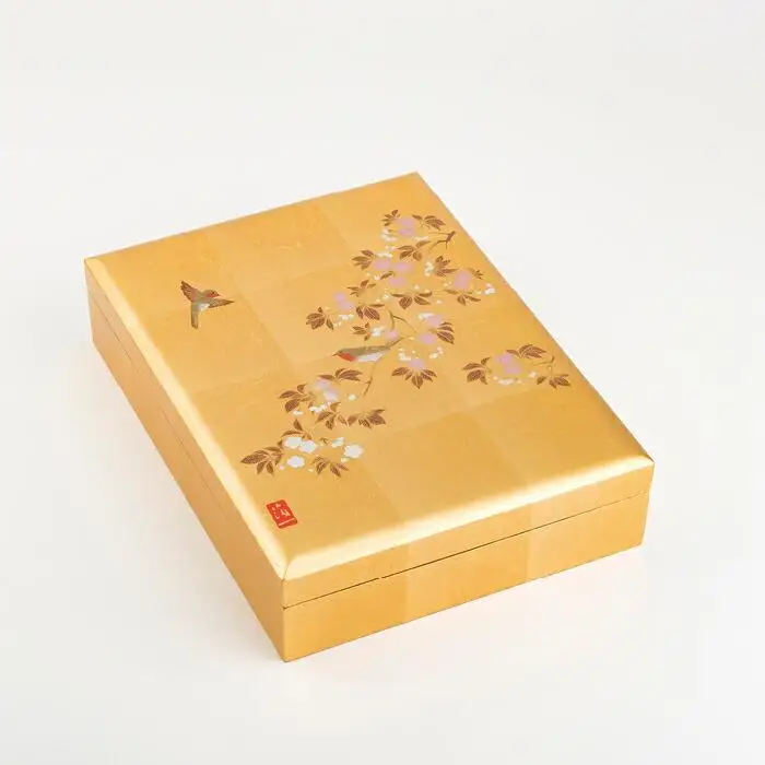【金沢箔】花見鳥 手許箱
