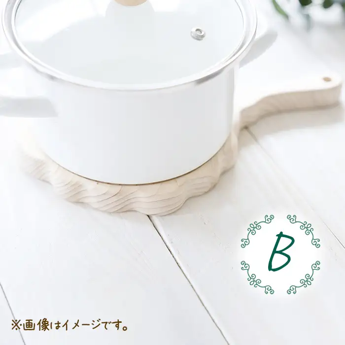 まるで手鏡のような鍋敷き B No.1112