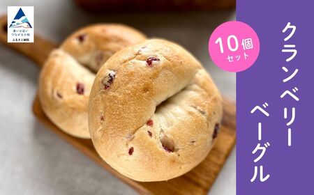 クランベリーベーグル10個セット ベーグル
